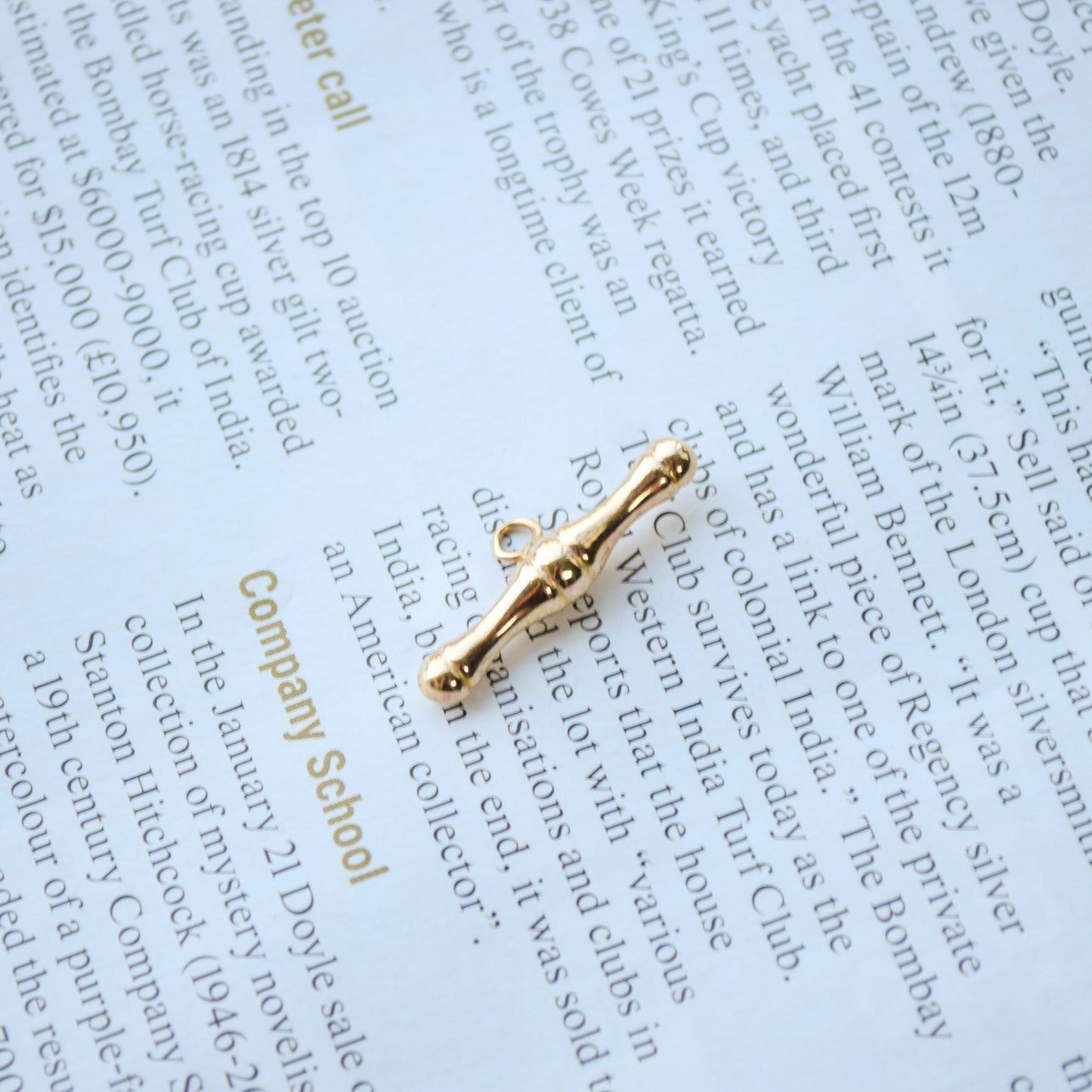 T bar pendant