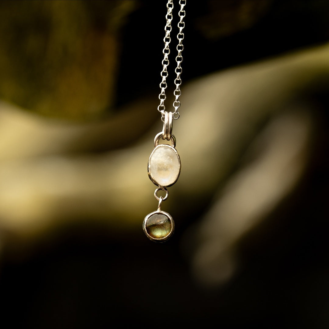 Lunar current necklace