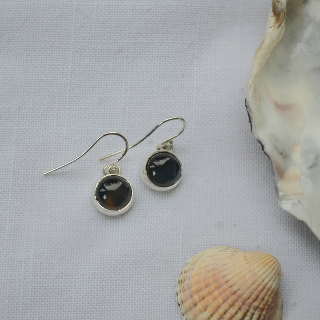 Moodchanging stone earrings