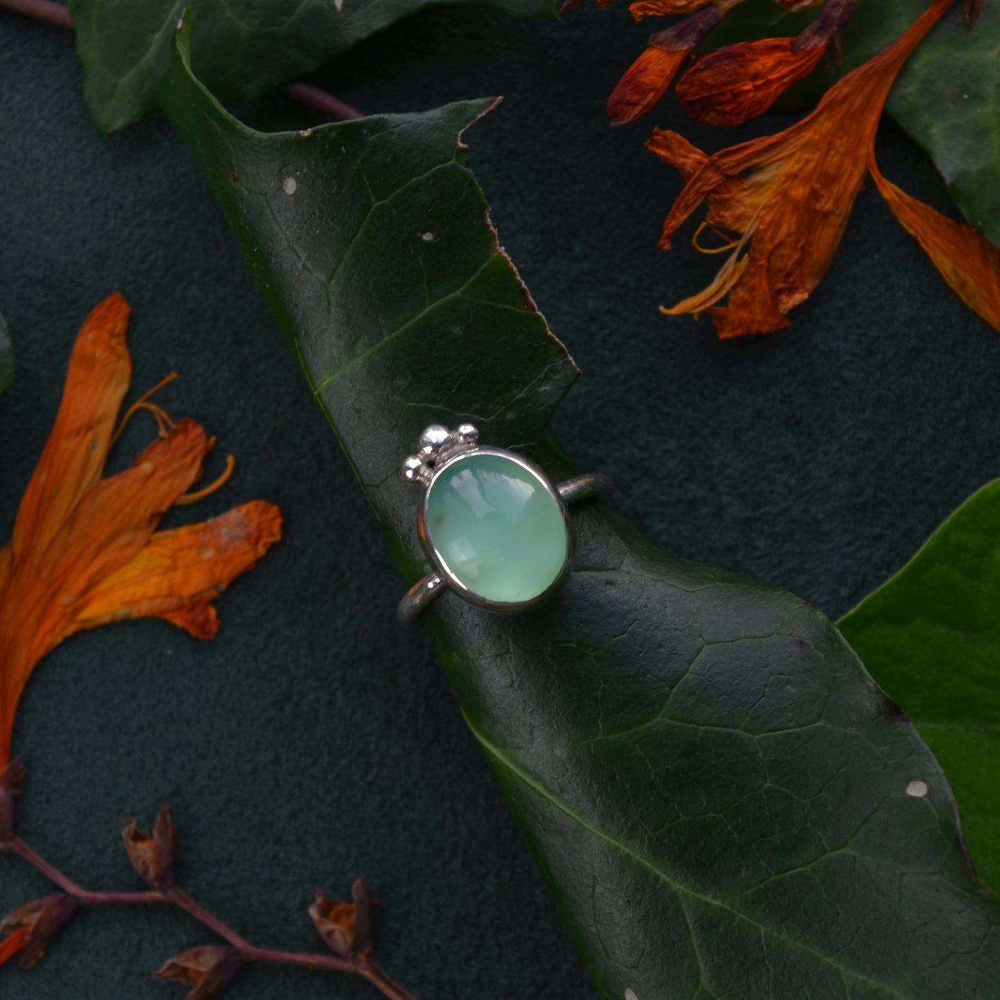 Princess ring - chalcedony