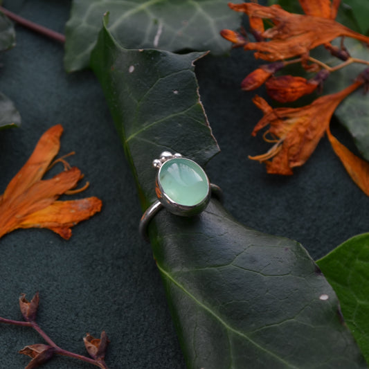 Princess ring - chalcedony