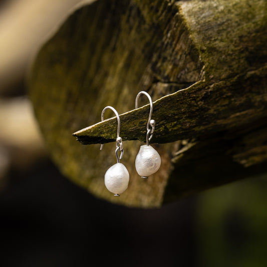 Pearl earrings