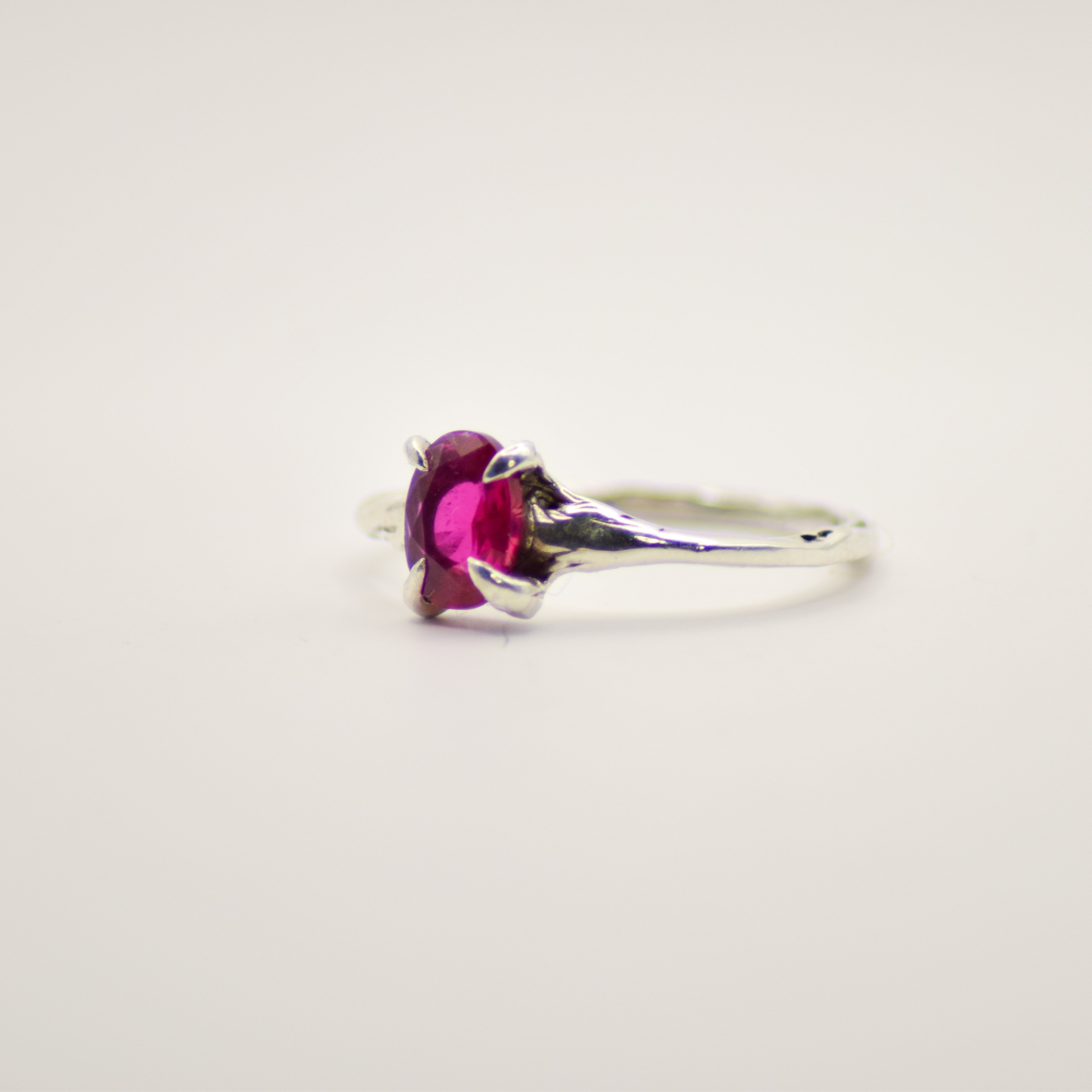 Dainty ruby ring
