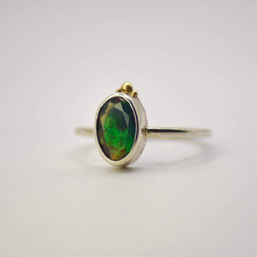 Welo opal princess ring