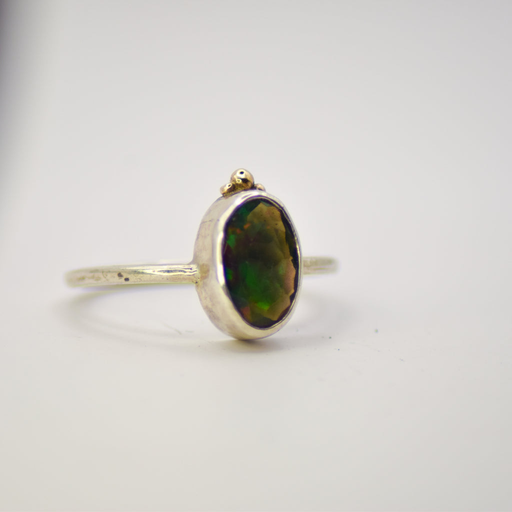 Welo opal princess ring