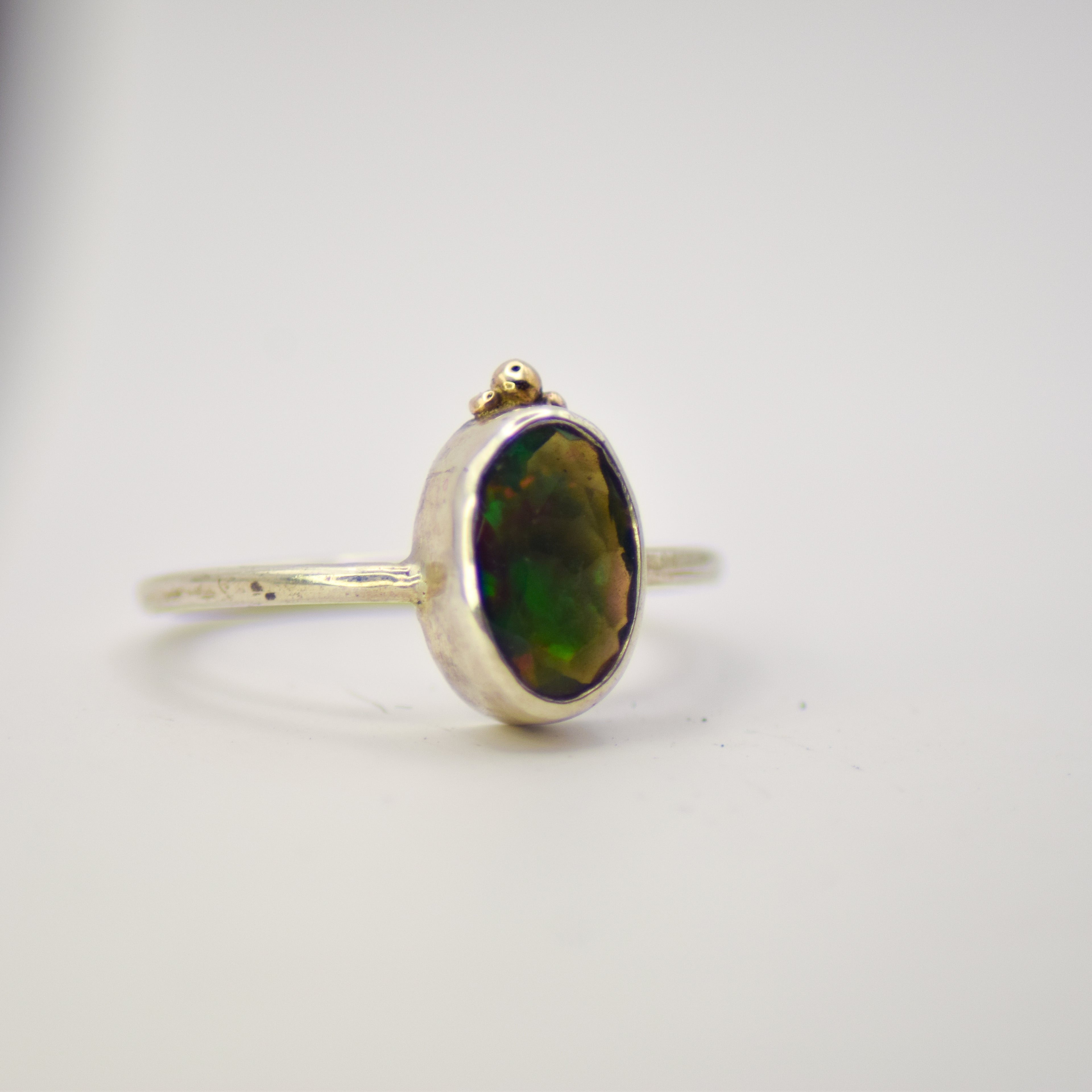 Welo opal princess ring