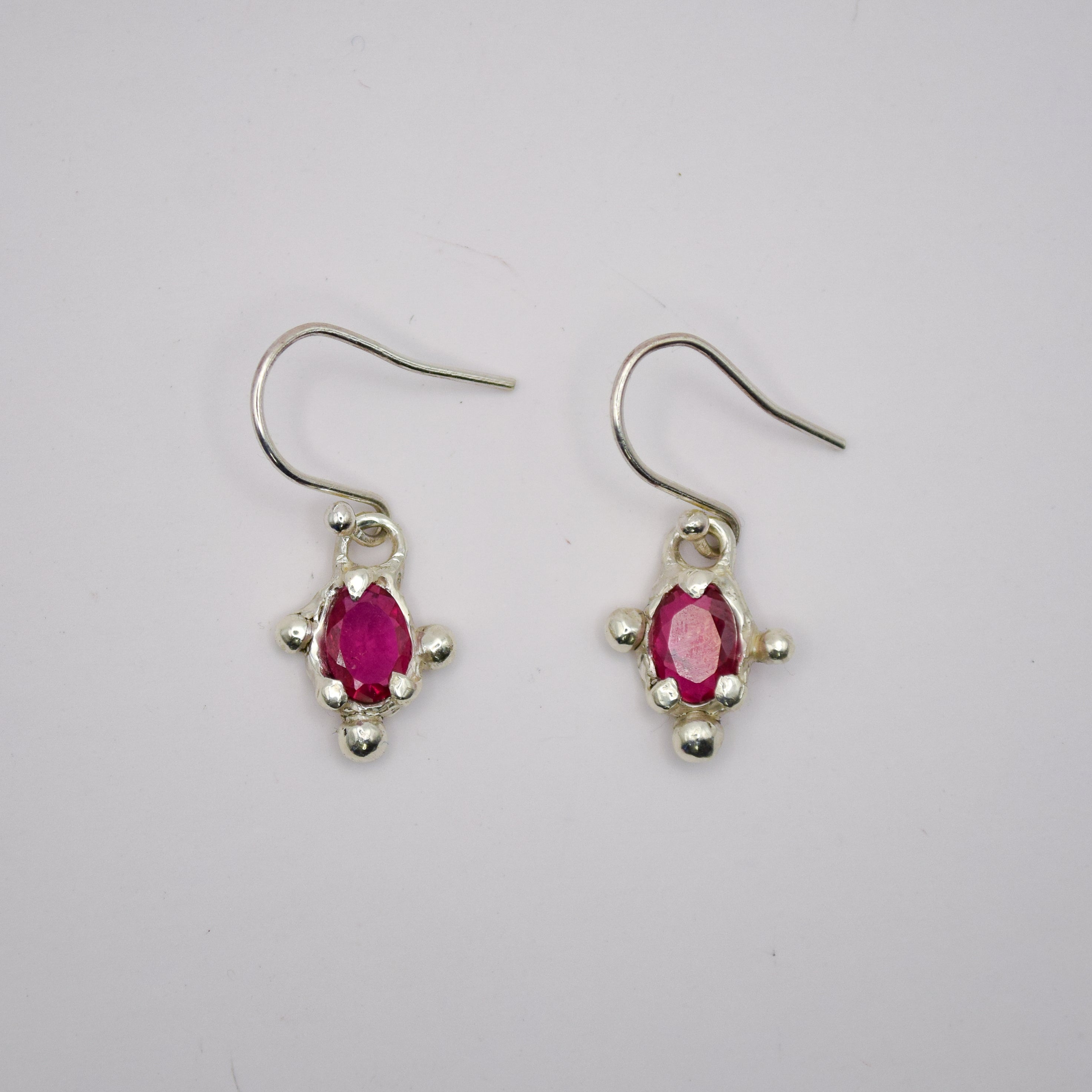Ruby Northern star earrings