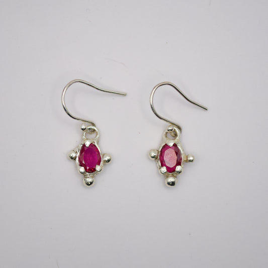 Ruby Northern star earrings