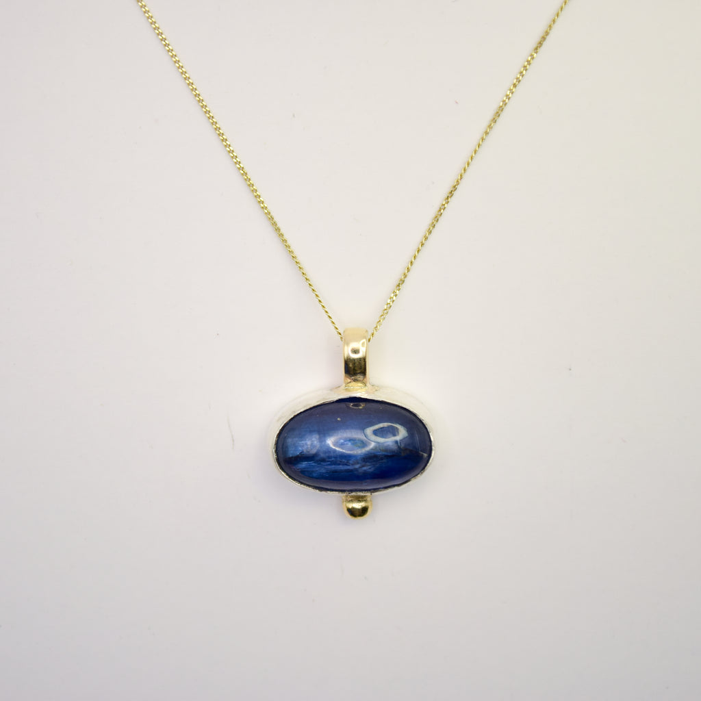 Gold kyanite necklace