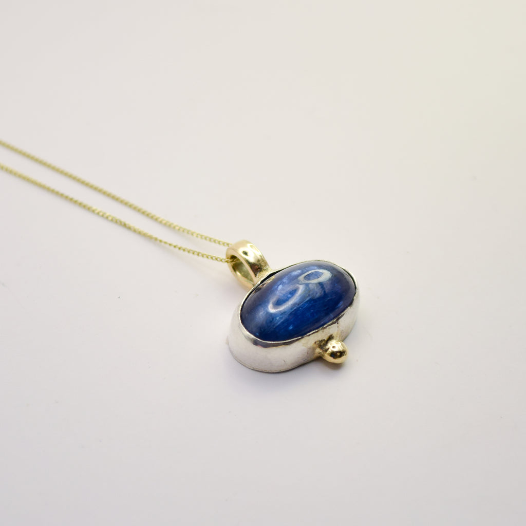 Gold kyanite necklace