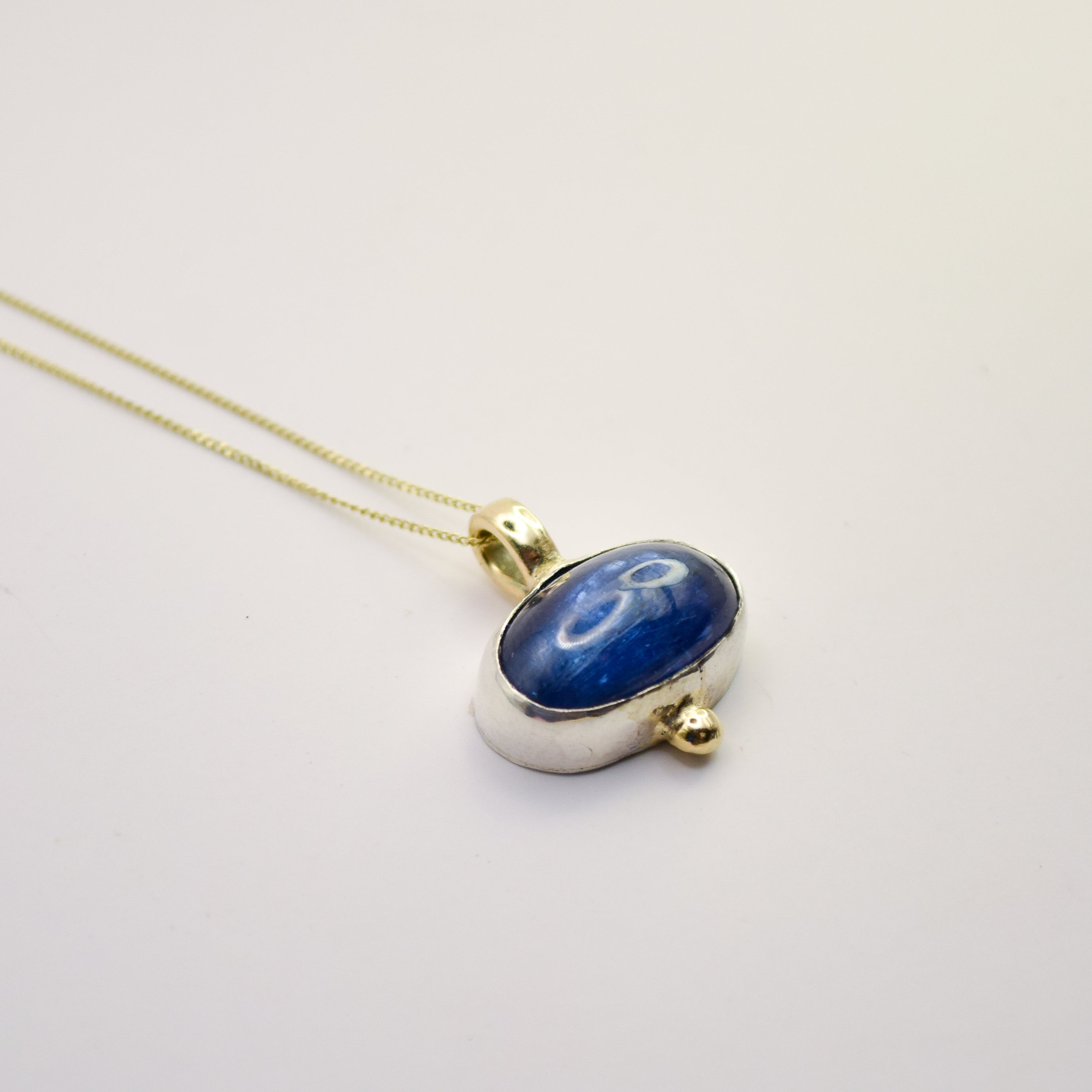 Gold kyanite necklace