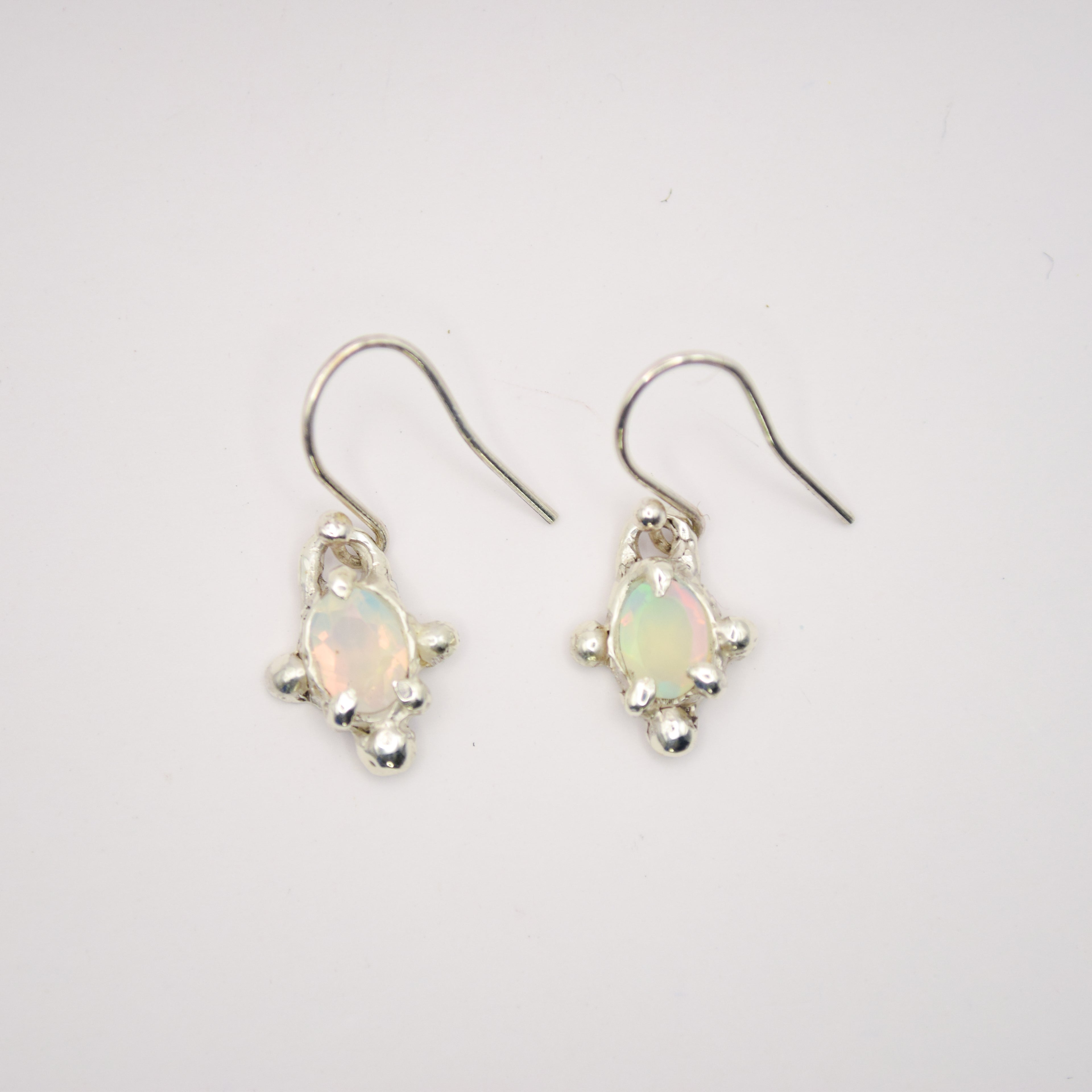 Northern star opal earrings