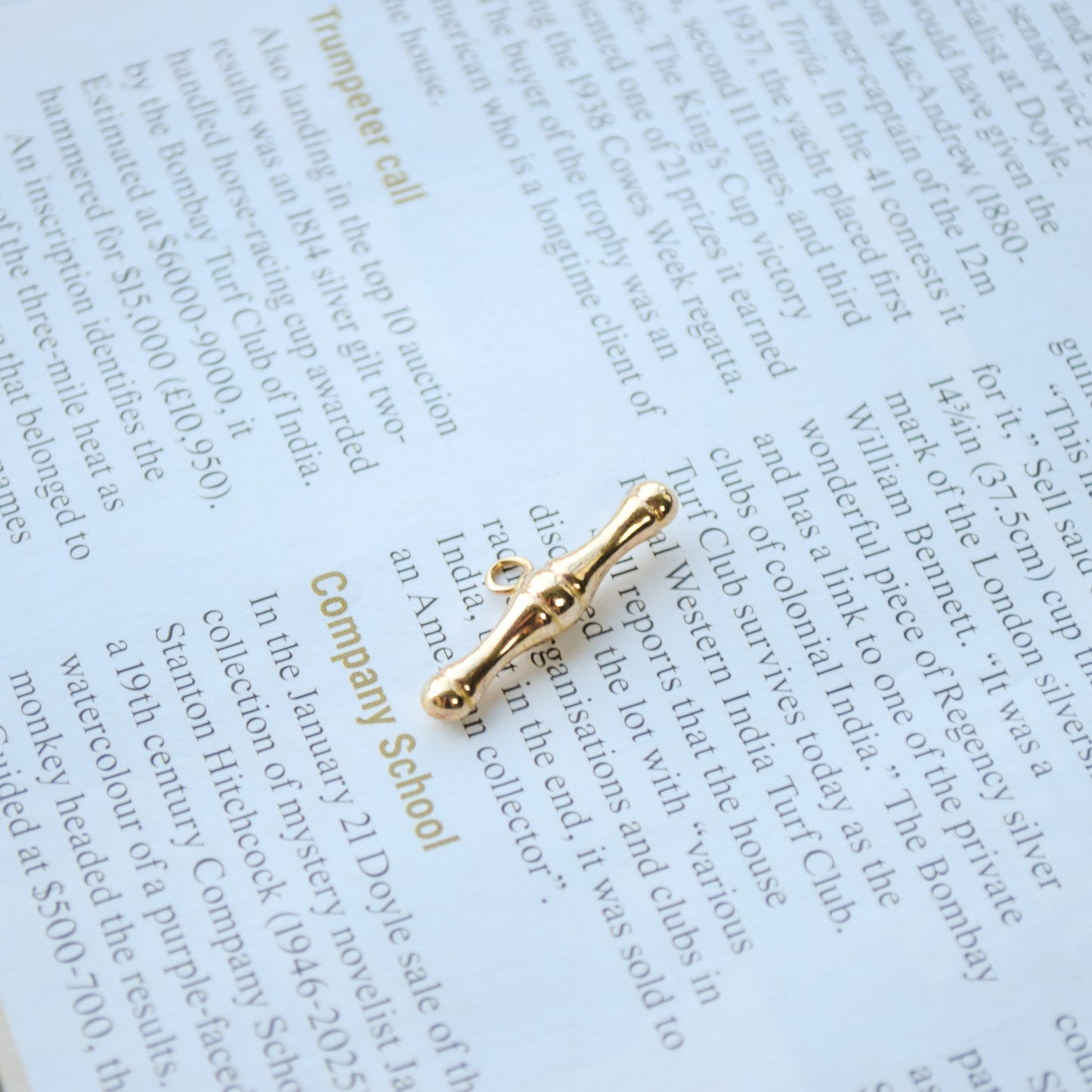 T bar pendant