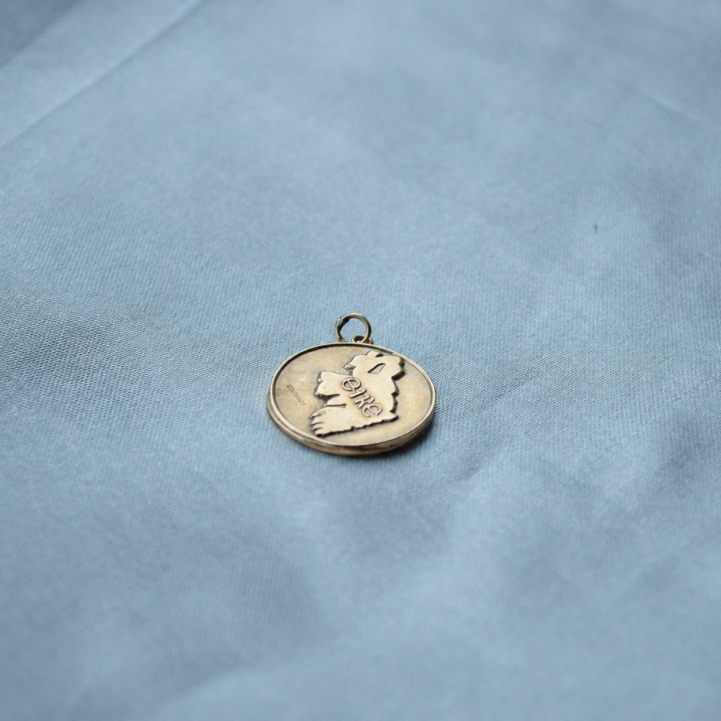 Lucky Eire coin pendant