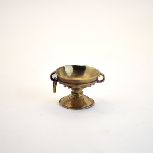 Gold chalice charm