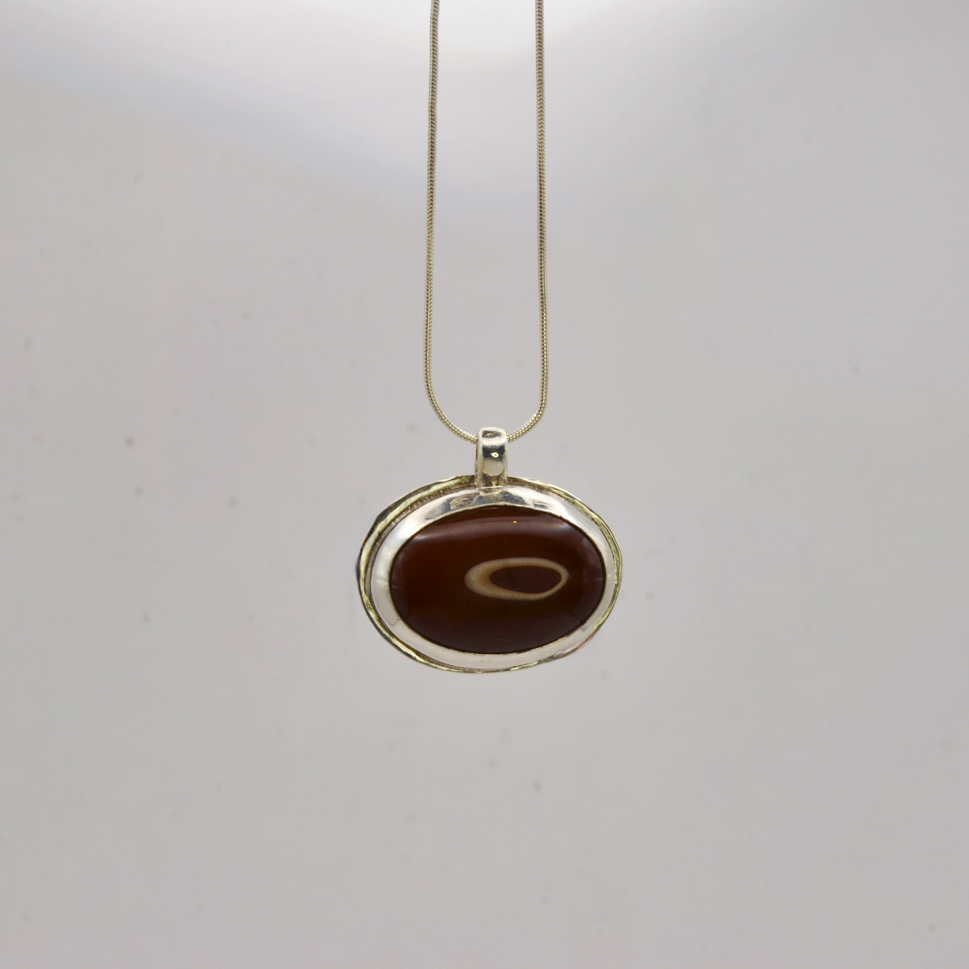 Red onyx pendant
