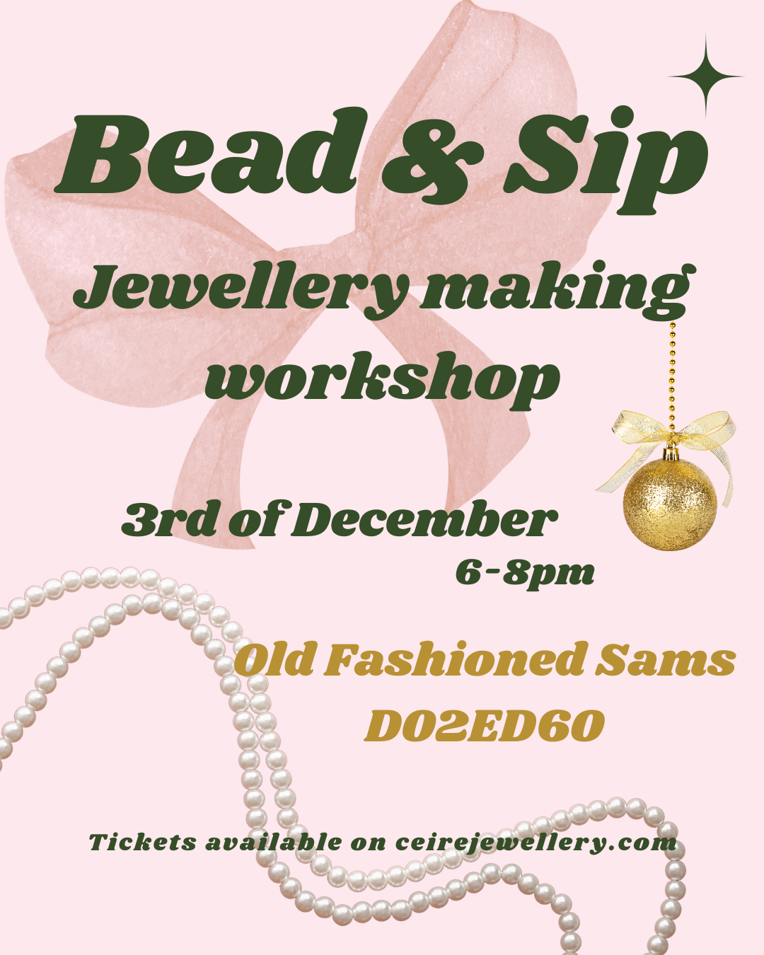 ( Early bird ) Old Fashioned Sams - 3rd December