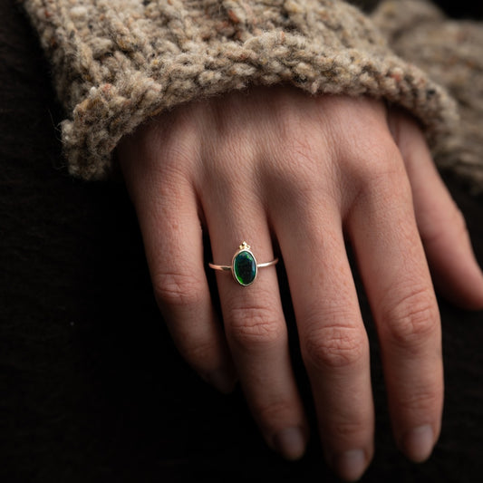 Siren's tiara opal ring