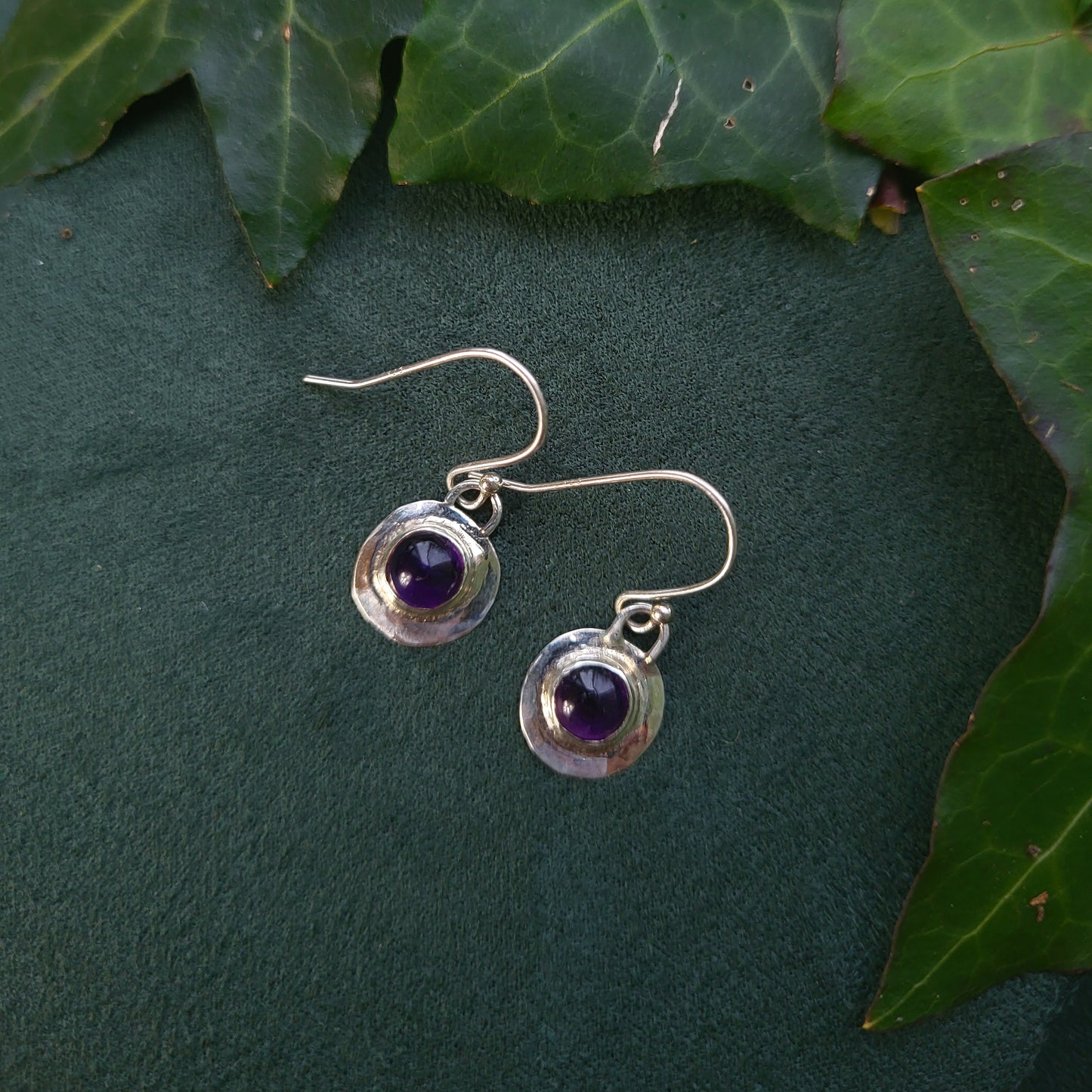 Amethyst earrings